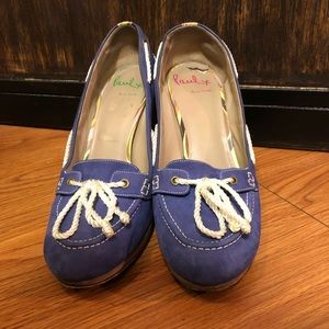 Paul Smith Boat shoe with heel size 9